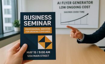 How AI Flyer Generator Reduces Design Costs Over Time