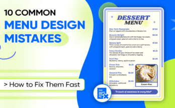 10 common menu design mistakes & how to fix them