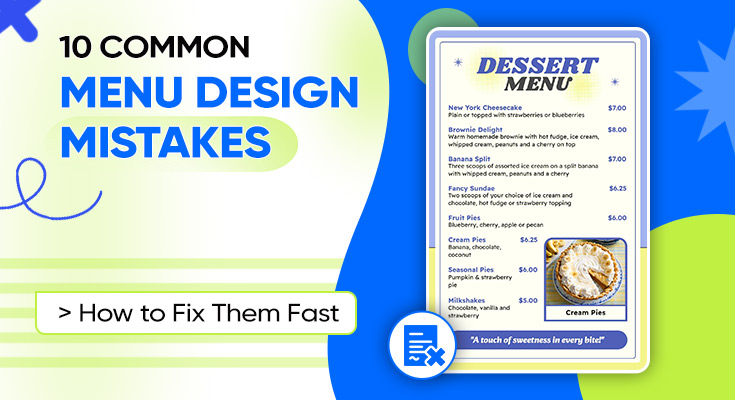 10 common menu design mistakes & how to fix them