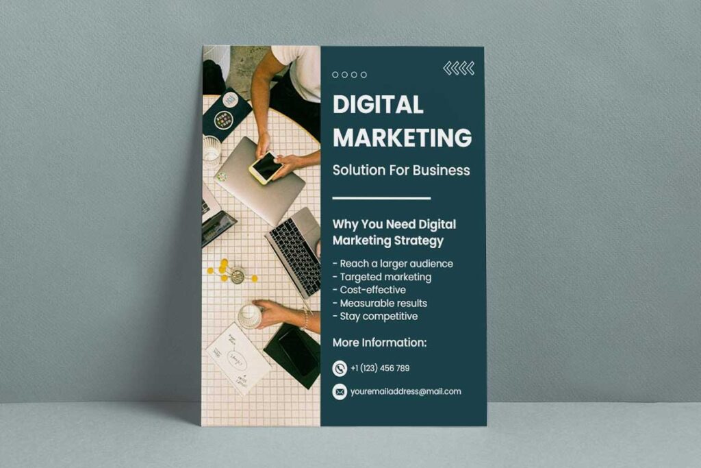 Marketing flyers shared in industry groups and newsletters