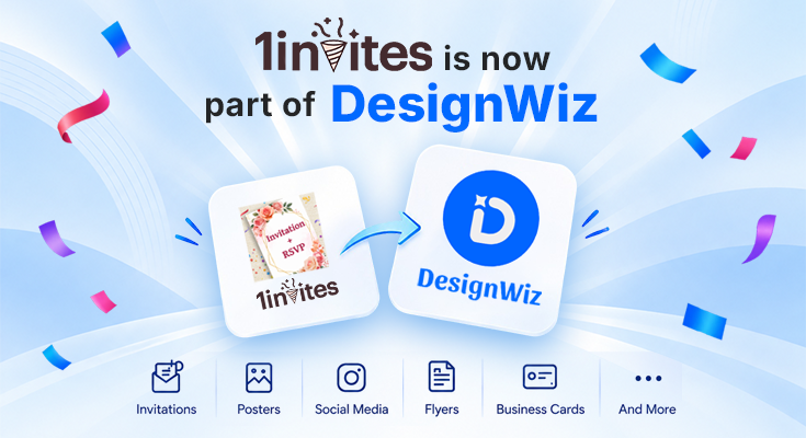 1invites is now designwiz