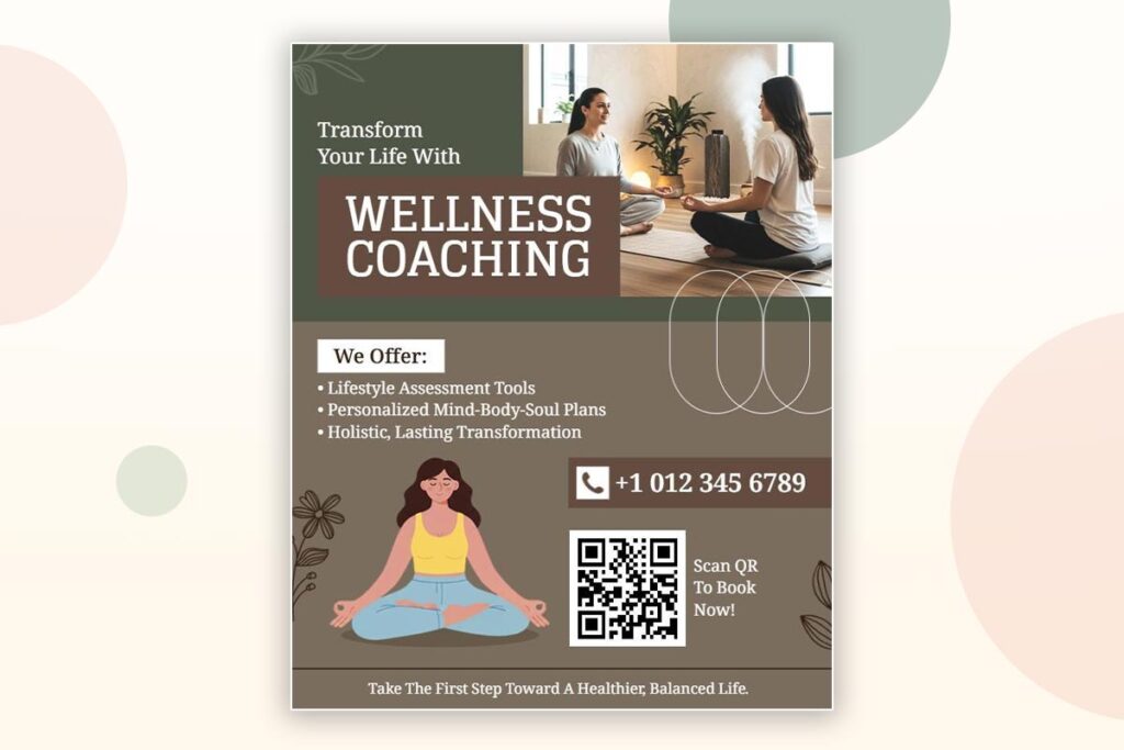 Coaching flyers showing structured methodology and expertise
