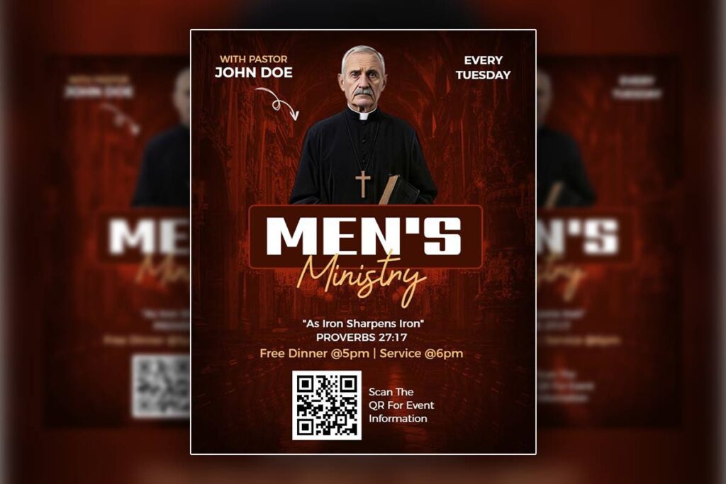 Mobile app for editing and sharing church flyers