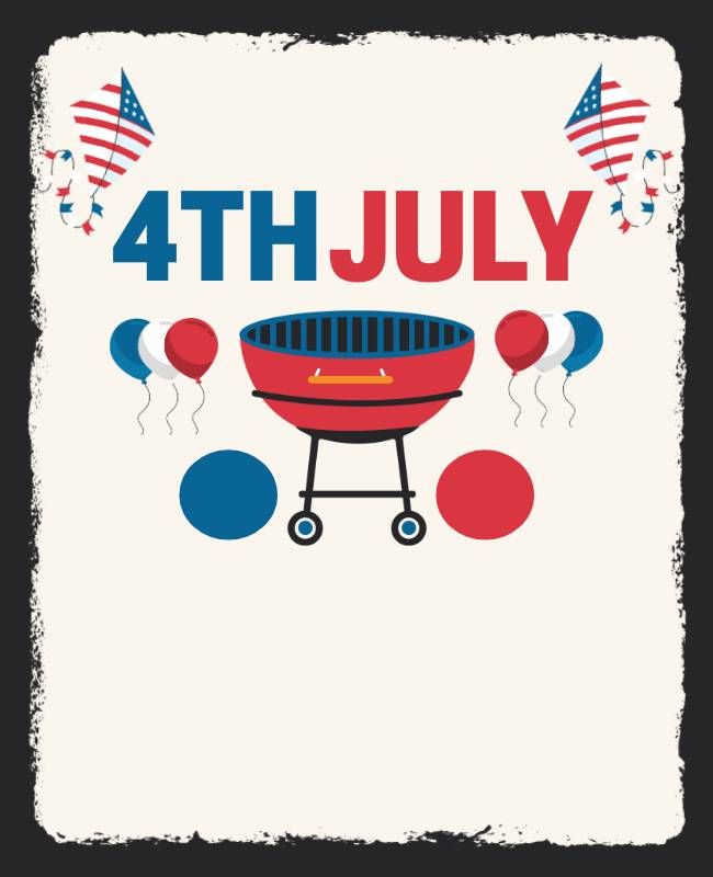 4th Of July Bbq Symbols And Icons