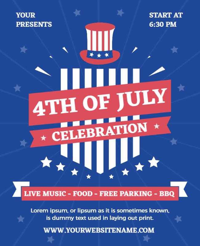 4th Of July Celebration Event Email Template