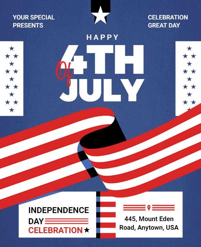 4th of July Independence Day email template
