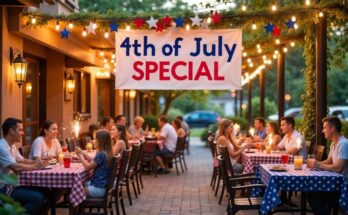 4th Of July Restaurant Flyers: Menu & Event Promotion