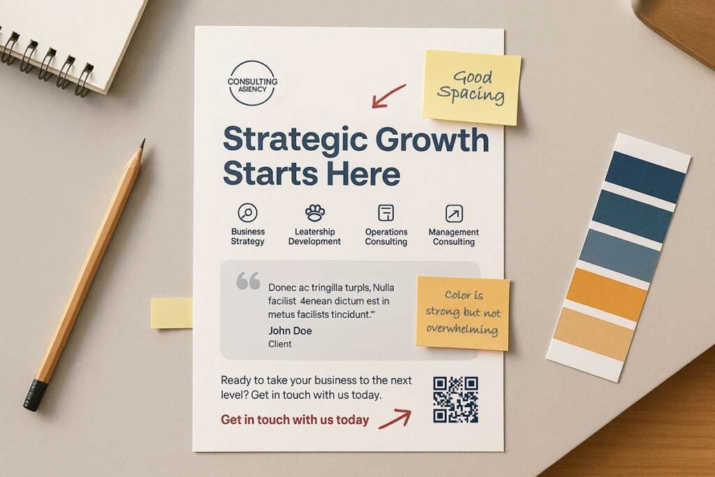 AI flyer Content Strategic 