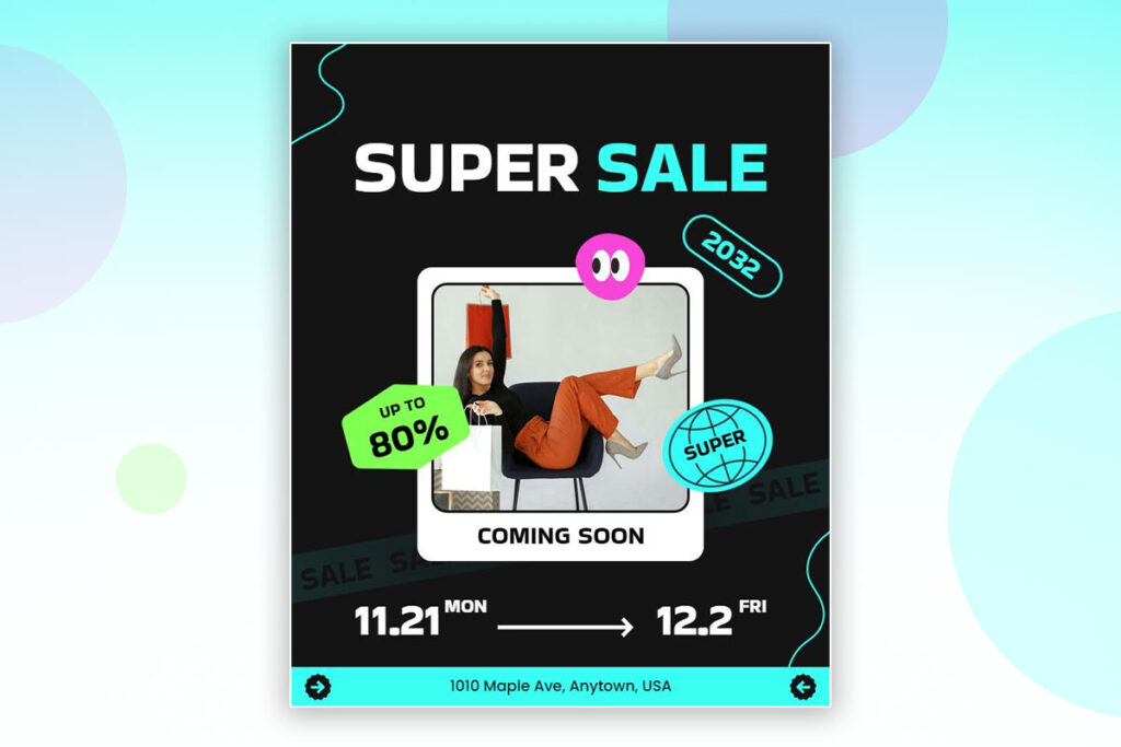 Black Friday Sale Announcement Flyer