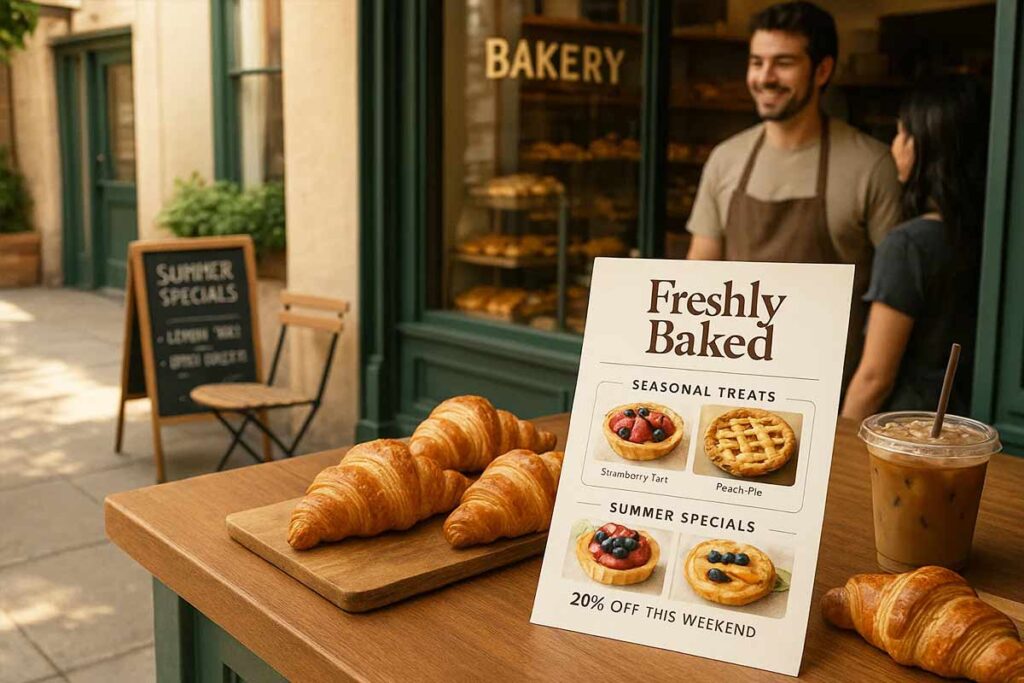 Sweet Rise Bakery Summer Sale Flyer