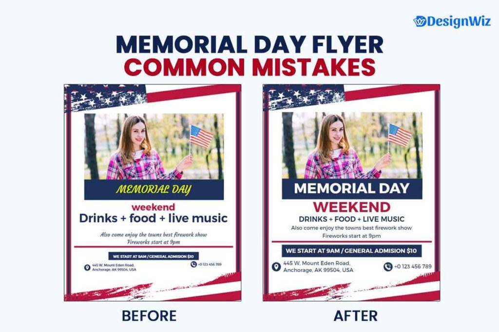 Common Memorial day Flyer Mistakes