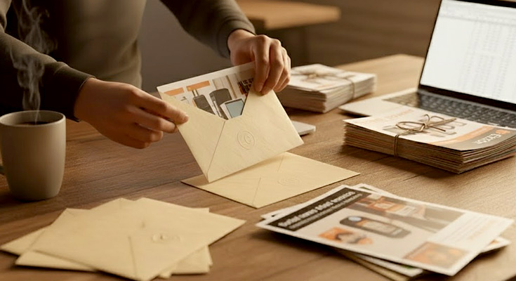 Company Flyer Distribution for Direct Mail Services