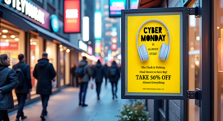Cyber Monday Urgency Flyers for Service Providers