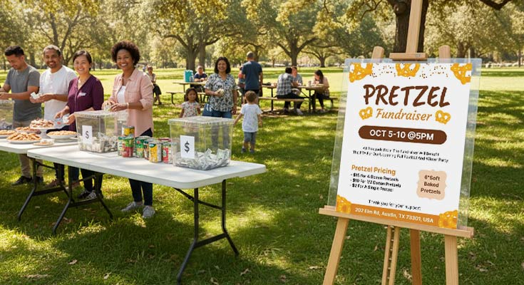 Food Fundraiser Flyers for New Service Providers