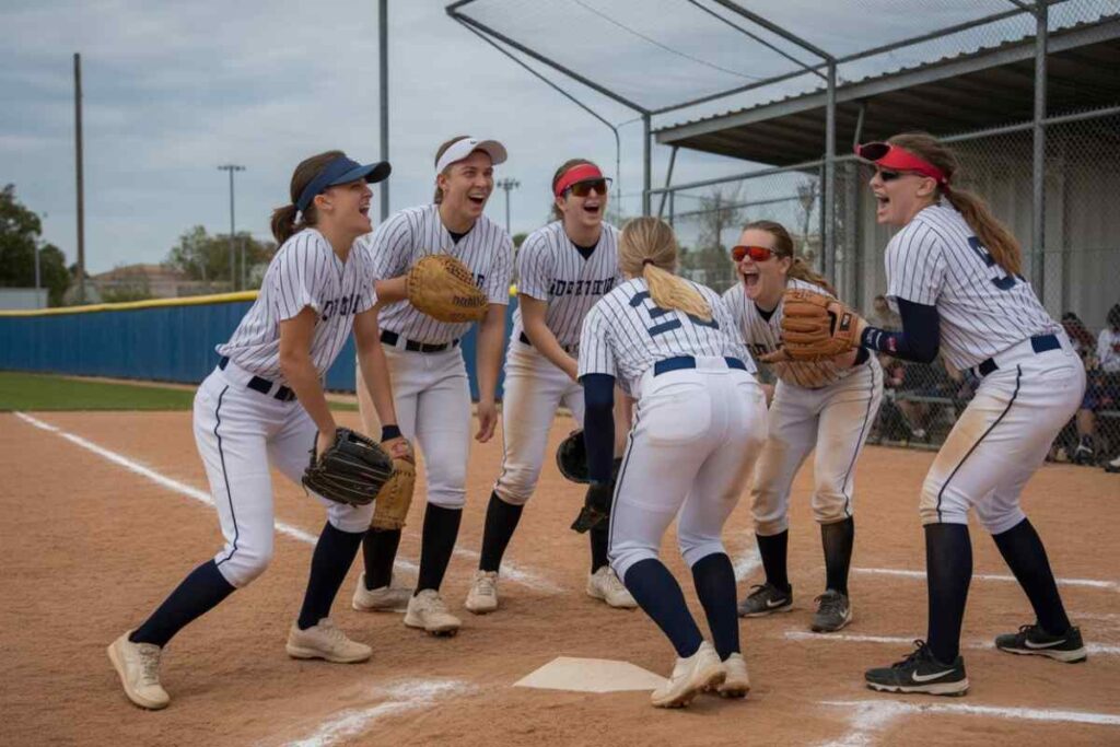 Funny Softball Image