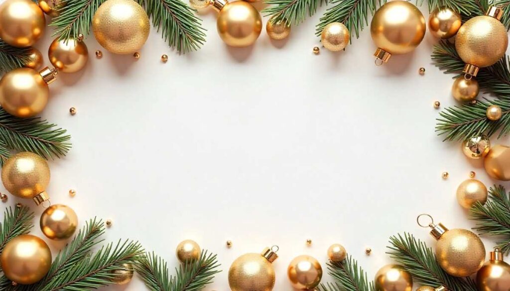 Gold Ornament Border