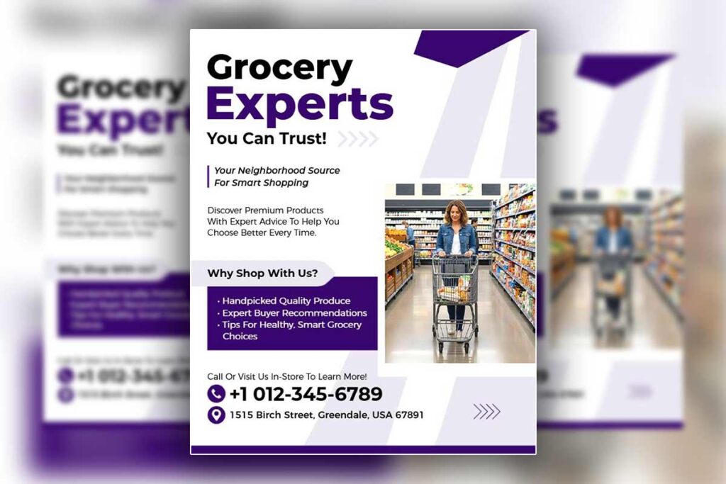 Grocery Shopping Tips Flyer