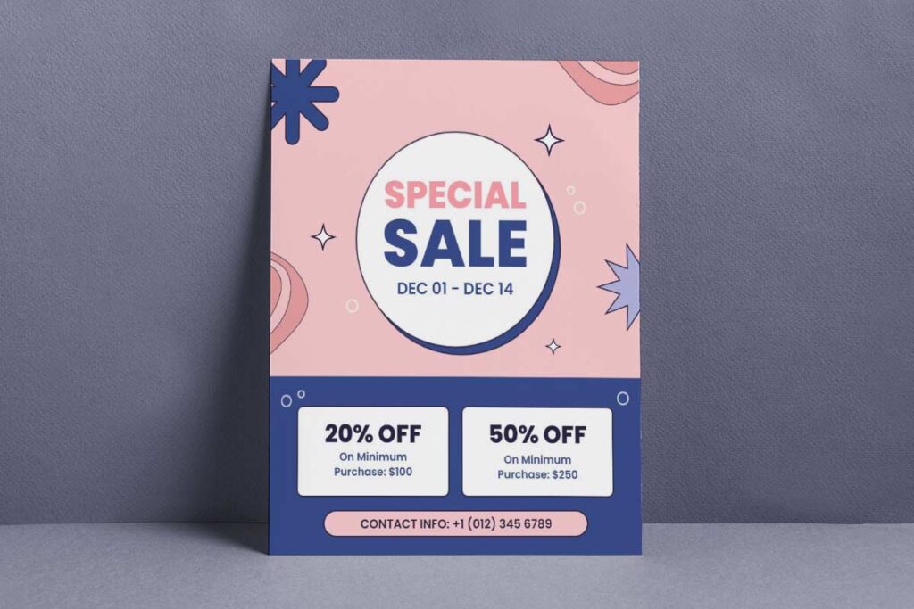 Holiday Season Discount Sale Flyer