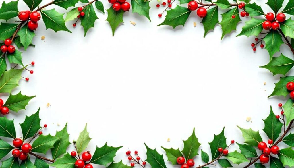 Holly and Berry Border