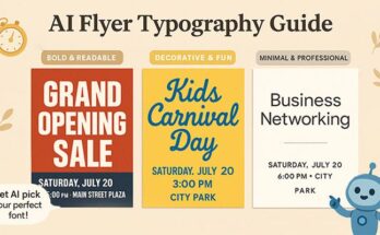 How AI Flyer Generator Handles Accessibility in Typography