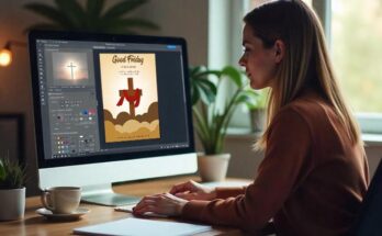 How to Design a Good Friday Flyer with a Loving and Meaningful Aesthetic