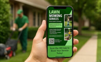 Lawn Care Tracking Flyers for Tech-Savvy Service Providers