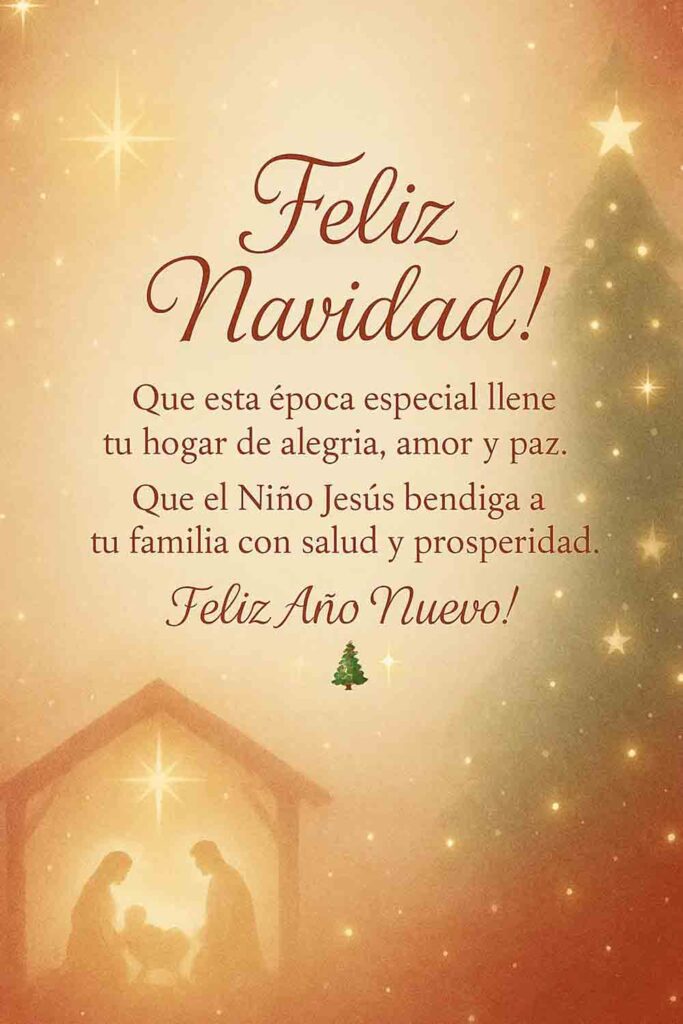 Modern Spanish Christmas Wish