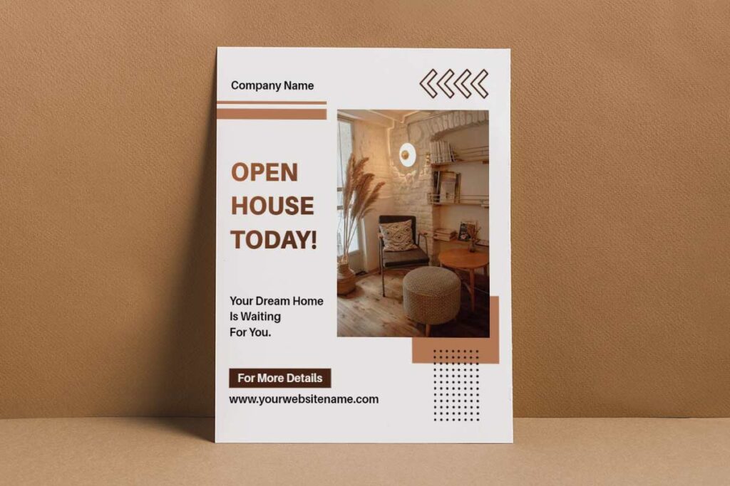 Open House Real Estate Flyer 