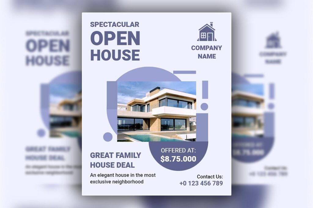 Open House Real Estate Promotion Flyer