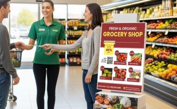 Professional Grocery Flyers for Service Education