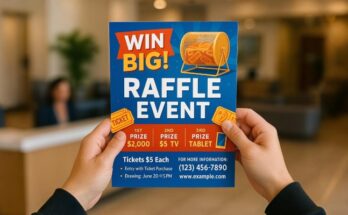 Raffle Flyer Design Mastery for Service Providers