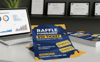 Raffle Flyers Retention for Trust-Building Services