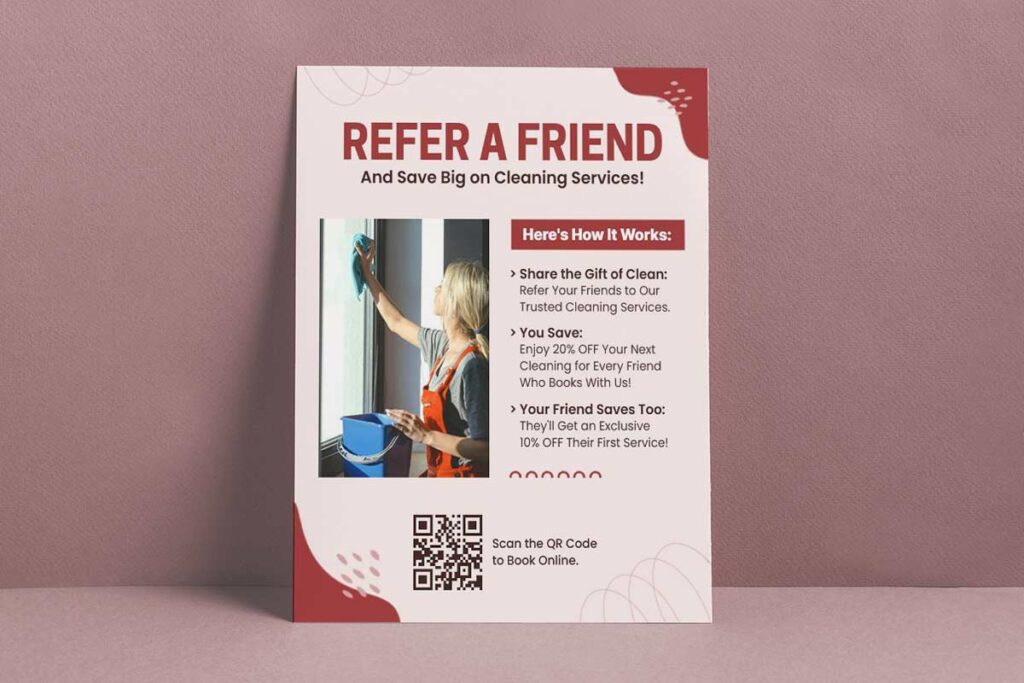 Referral cleaning flyer