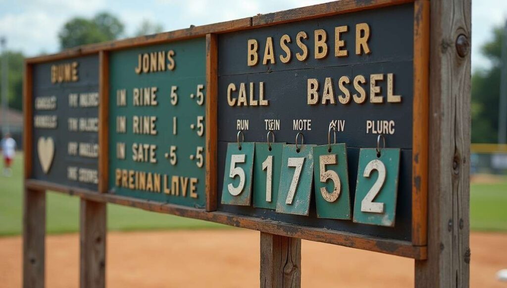 Softball Scoreboard Images