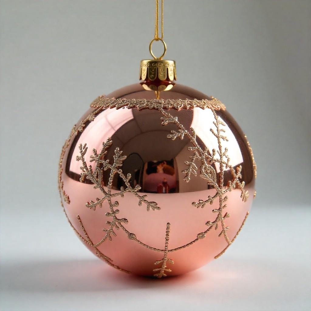 Shiny Glass Ornament Ball