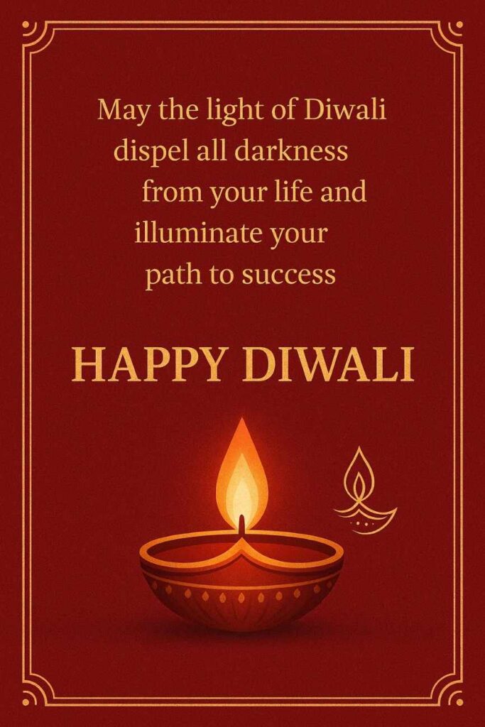 Single diya illuminating darkness