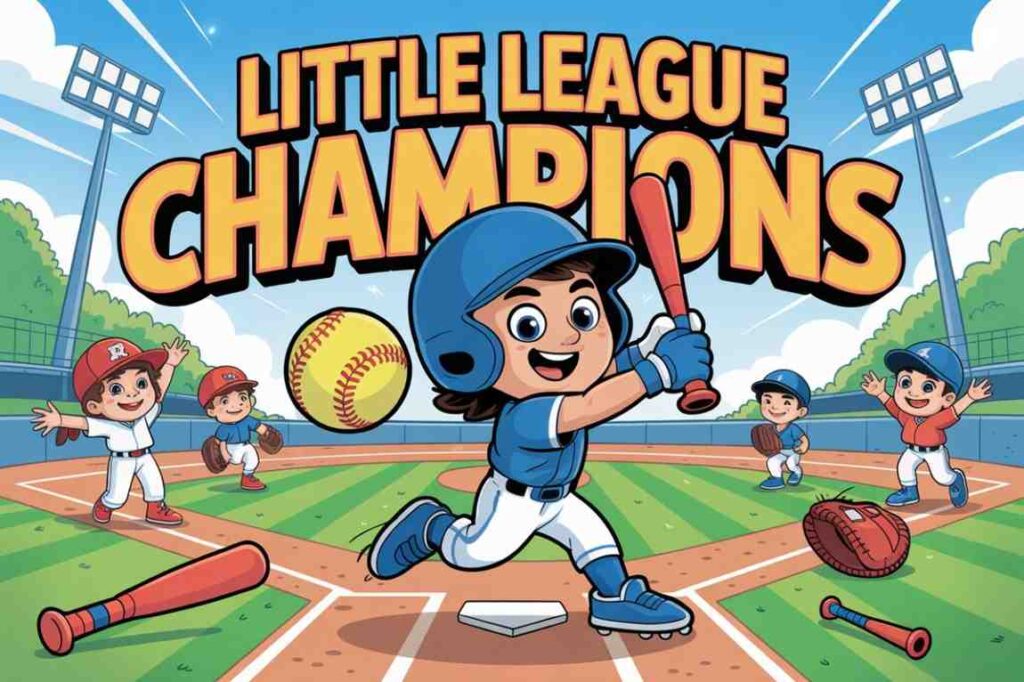 Softball Cartoon Image