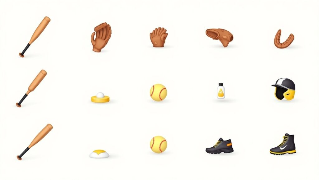 Softball Icons & Symbols
