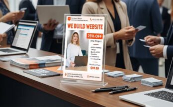 Website Networking Flyers for Service Providers