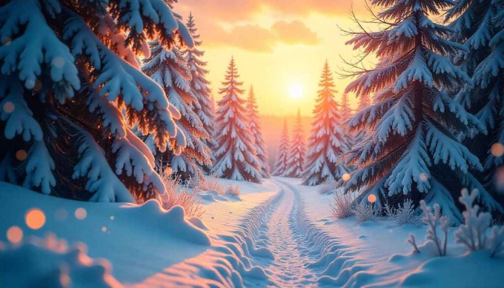 Winter Wonderland Landscape