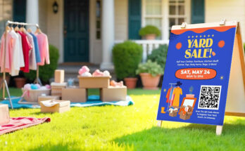 Yard Sale Flyer Messaging for Content Strategy Providers