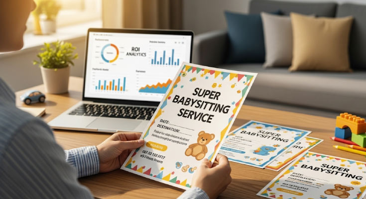 Babysitting Flyer Analytics and ROI Tracking