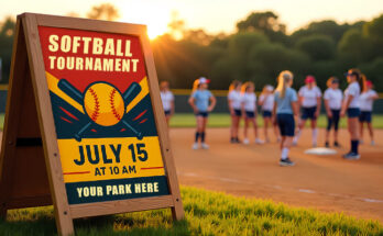 A Softball Tournament's Flyer Success Story