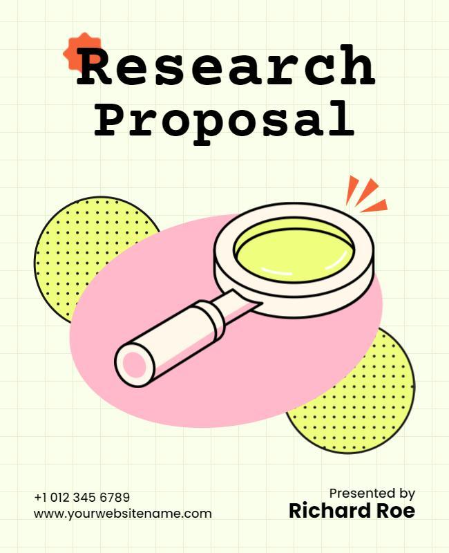 Research flyer featuring high-quality visuals for enhanced engagement and clarity