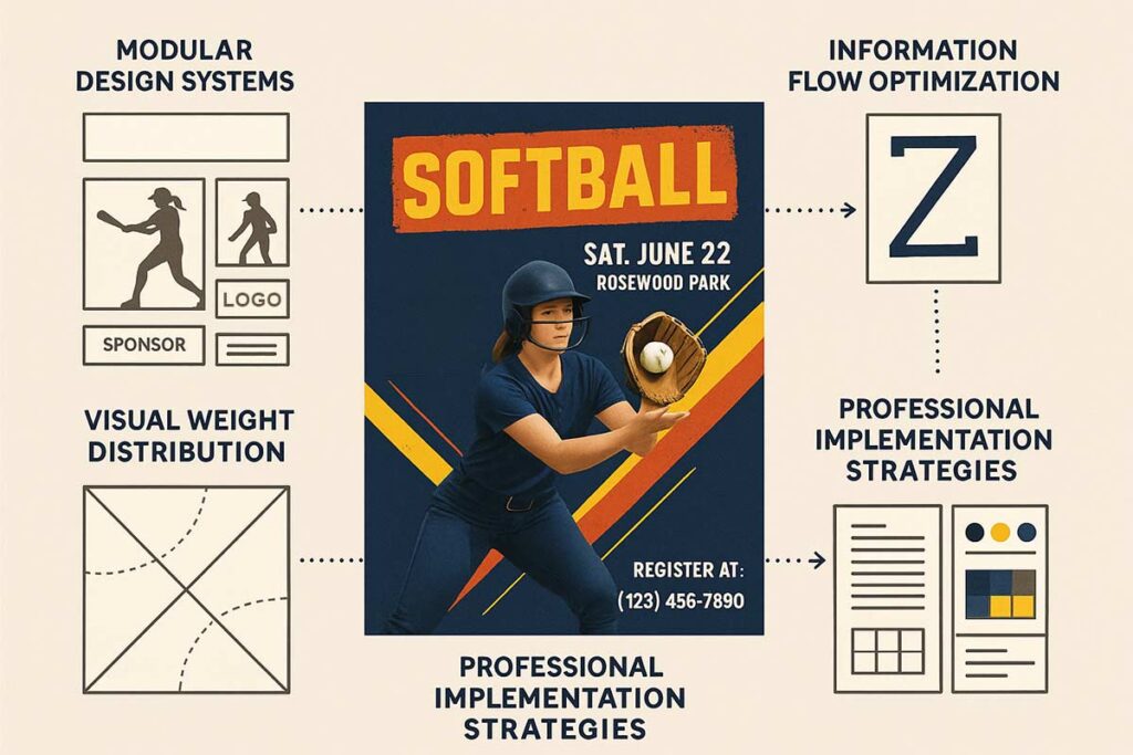Advanced Layout Architecture Systems For a Softball Flyer