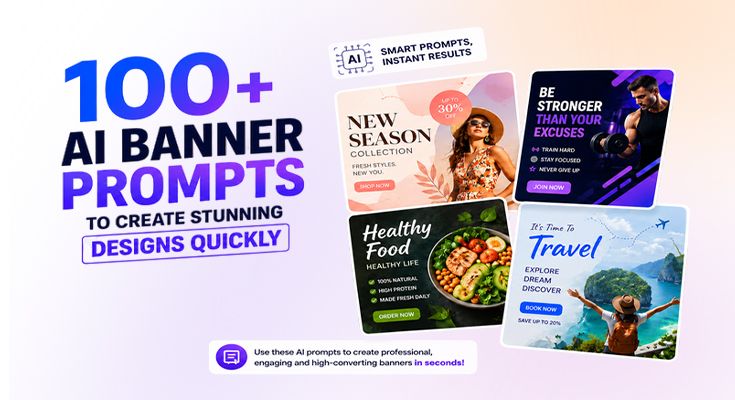 ai banner prompts to create stunning designs in minutes