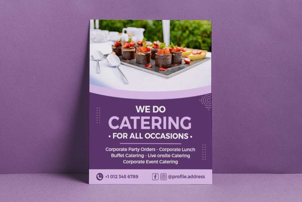 All Occasions Catering Services Flyer Template