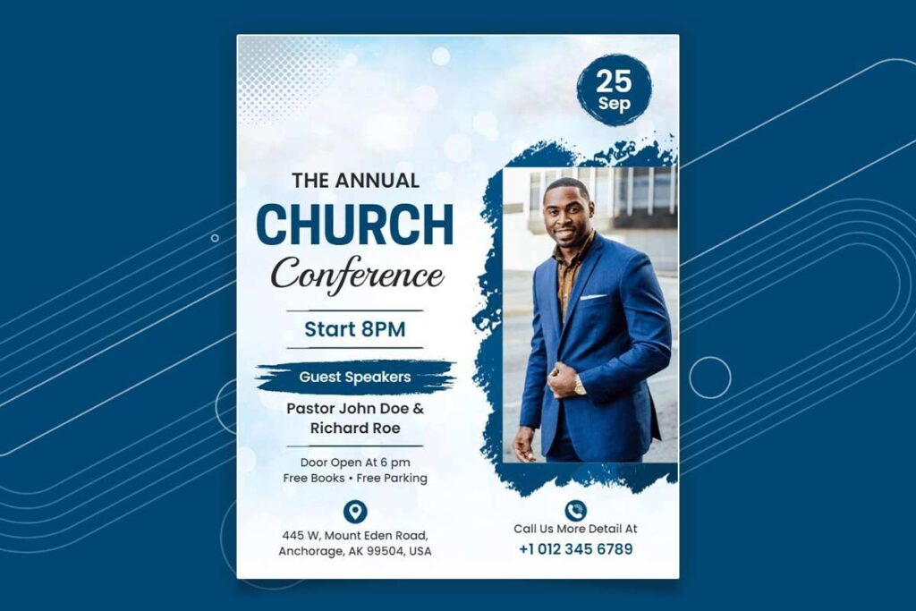 Annual Church Conference Event Flyer Template