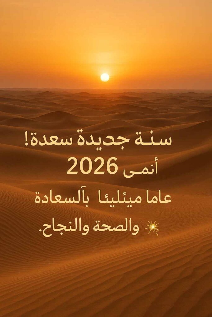 Arabic Happy New Year Wishes Image