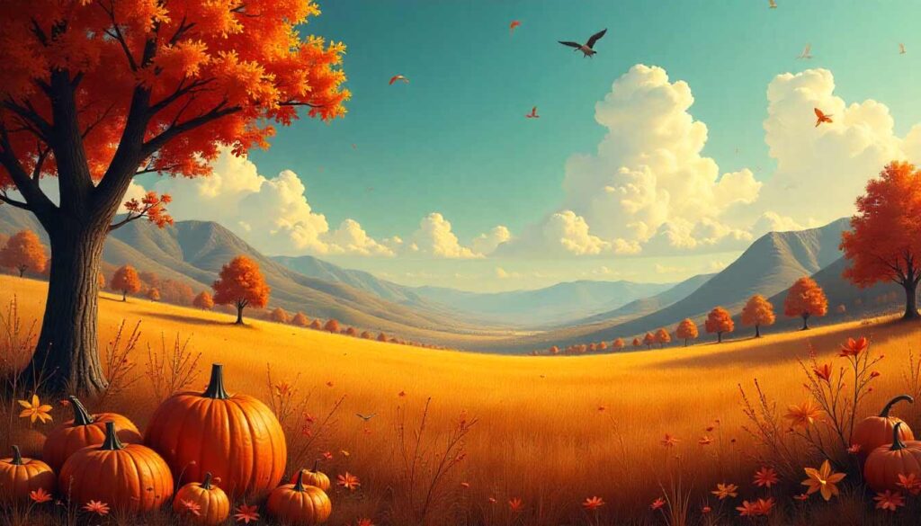 Artistic Thanksgiving Image